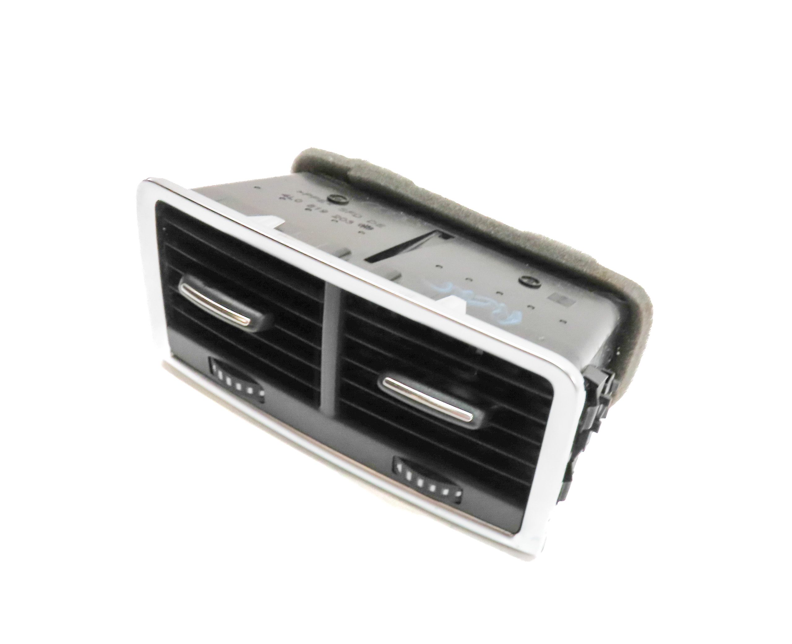 2011 AUDI Q7 (4L) REAR CENTER CONSOLE HEAT AIR AC HVAC DUAL VENT (Black) — exact item pictured